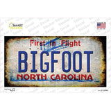Bigfoot North Carolina Novelty Sticker Decal