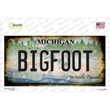Bigfoot Michigan Novelty Sticker Decal