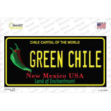 Green Chile New Mexico Black Novelty Sticker Decal