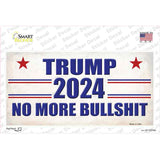 Trump 2024 No More Bullshit Novelty Sticker Decal