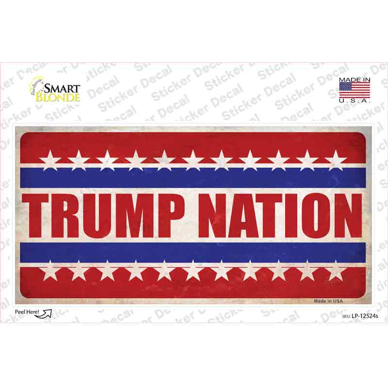 Trump Nation Novelty Sticker Decal