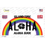 Aloha Hawaii Background Novelty Sticker Decal