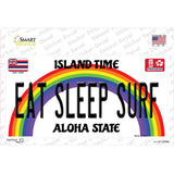 Eat Sleep Surf Hawaii Novelty Sticker Decal