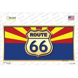 Route 66 Arizona State Flag Novelty Sticker Decal