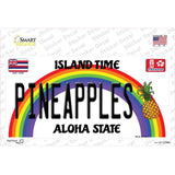 Pineapples Hawaii Novelty Sticker Decal