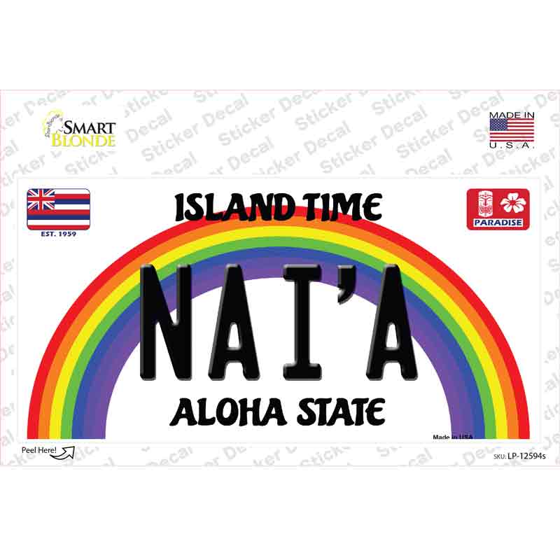 Naia Hawaii Novelty Sticker Decal