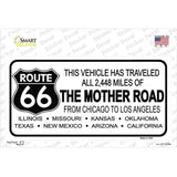 Route 66 Main Cities Novelty Sticker Decal