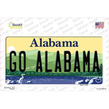 Go Alabama Novelty Sticker Decal
