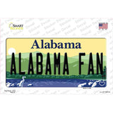 Alabama Fan Novelty Sticker Decal