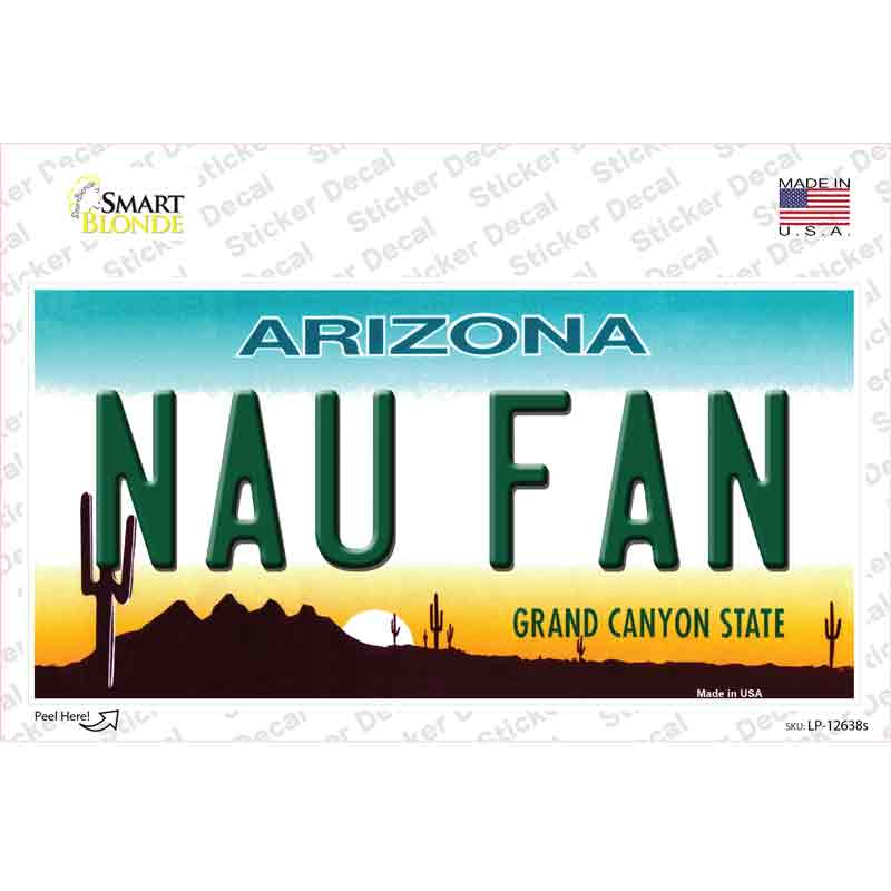 Northern Arizona Univ Fan Novelty Sticker Decal