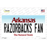 Razorbacks Fan Novelty Sticker Decal