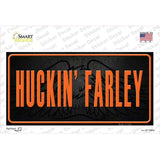 Huckin Farley Novelty Sticker Decal