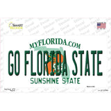 Go Florida State Novelty Sticker Decal