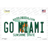 Go Miami Novelty Sticker Decal