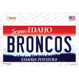 Broncos Novelty Sticker Decal