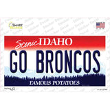 Go Broncos Idaho Novelty Sticker Decal