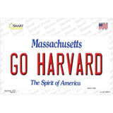 Go Harvard MA Novelty Sticker Decal