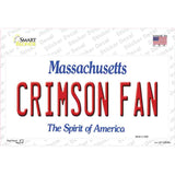 Crimson Fan MA Novelty Sticker Decal