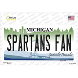 Spartans Fan MI Novelty Sticker Decal