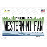 Western Michigan Fan MI Novelty Sticker Decal