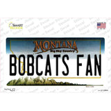 Bobcats Fan MT Novelty Sticker Decal