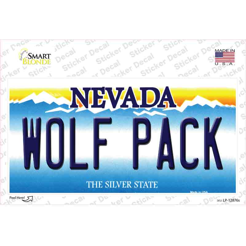Wolf Pack NV Novelty Sticker Decal