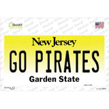 Go Pirates NJ Novelty Sticker Decal