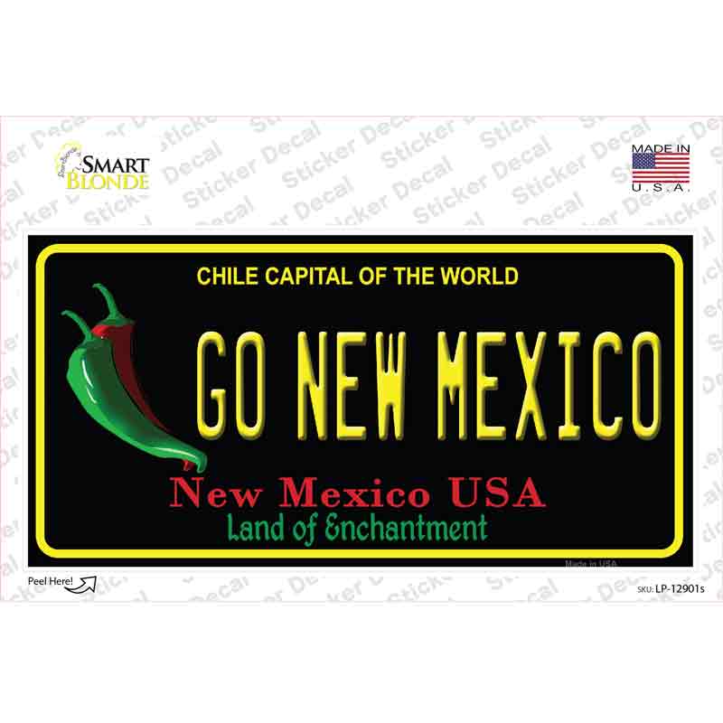 Go New Mexico NM Novelty Sticker Decal