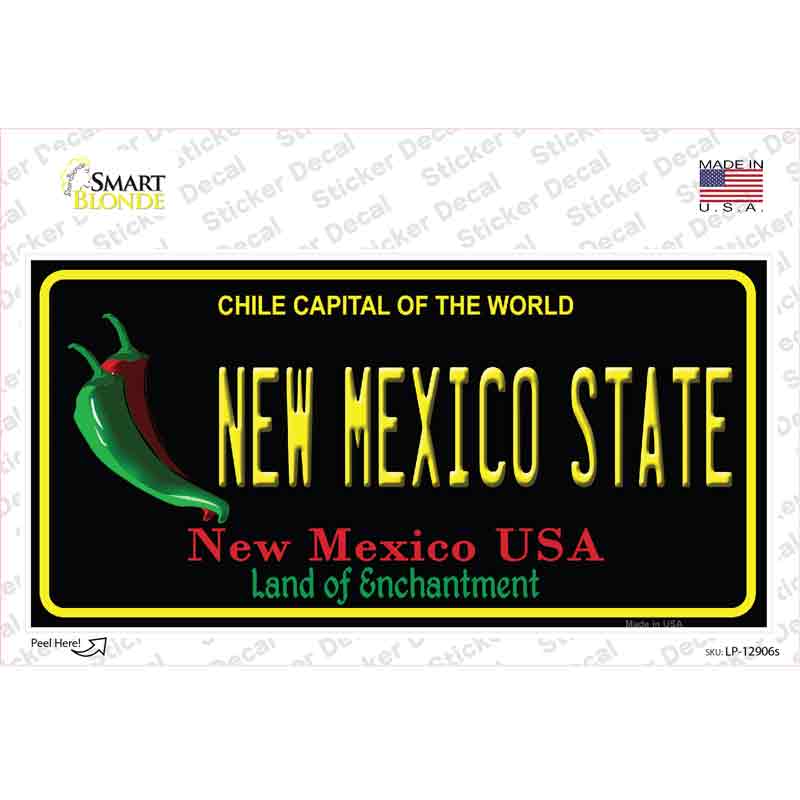 New Mexico State NM Novelty Sticker Decal