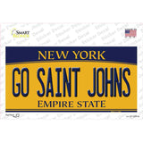 Go Saint Johns NY Novelty Sticker Decal