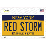 Red Storm NY Novelty Sticker Decal