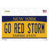 Go Red Storm NY Novelty Sticker Decal
