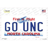 Go Univ North Carolina NC Novelty Sticker Decal