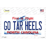 Go Tar Heels NC Novelty Sticker Decal