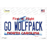 Go Wolfpack NC Novelty Sticker Decal