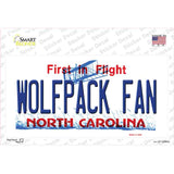 Wolfpack Fan NC Novelty Sticker Decal