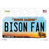 Bison Fan ND Novelty Sticker Decal