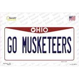 Go Musketeers OH Novelty Sticker Decal