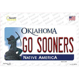 Go Sooners OK Novelty Sticker Decal