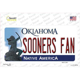 Sooners Fan OK Novelty Sticker Decal