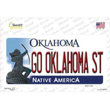 Go Oklahoma State OK Novelty Sticker Decal