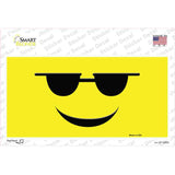 Sunglasses Cool Smiley Novelty Sticker Decal
