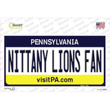 Nittany Lions Fan PA Novelty Sticker Decal