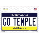 Go Temple PA Novelty Sticker Decal