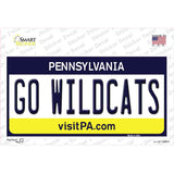 Go Wildcats Pennsylvania PA Novelty Sticker Decal