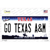 Go Texas A&M TX Novelty Sticker Decal