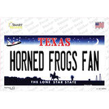Horned Frogs Fan TX Novelty Sticker Decal