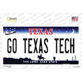 Go Texas Tech TX Novelty Sticker Decal
