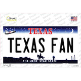 Texas Fan TX Novelty Sticker Decal