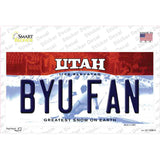 BYU Fan UT Novelty Sticker Decal